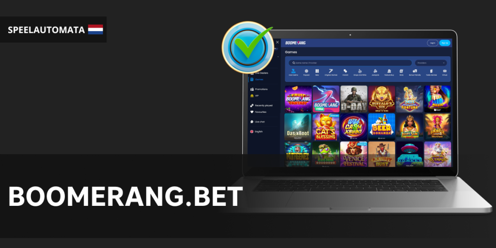 Boomerang.bet is een van de beste online casino's zonder cruks voor spelers uit Nederland